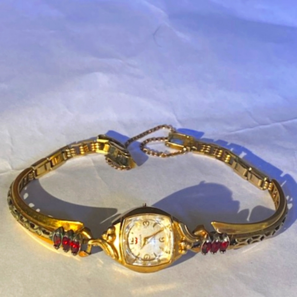 Vintage Ruby Waltham Watch